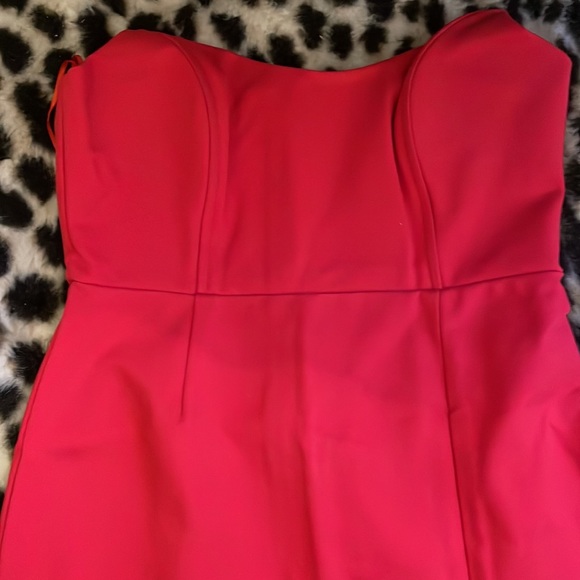 Revolve Womens Red MIDI Dress - Picture 5 of 5